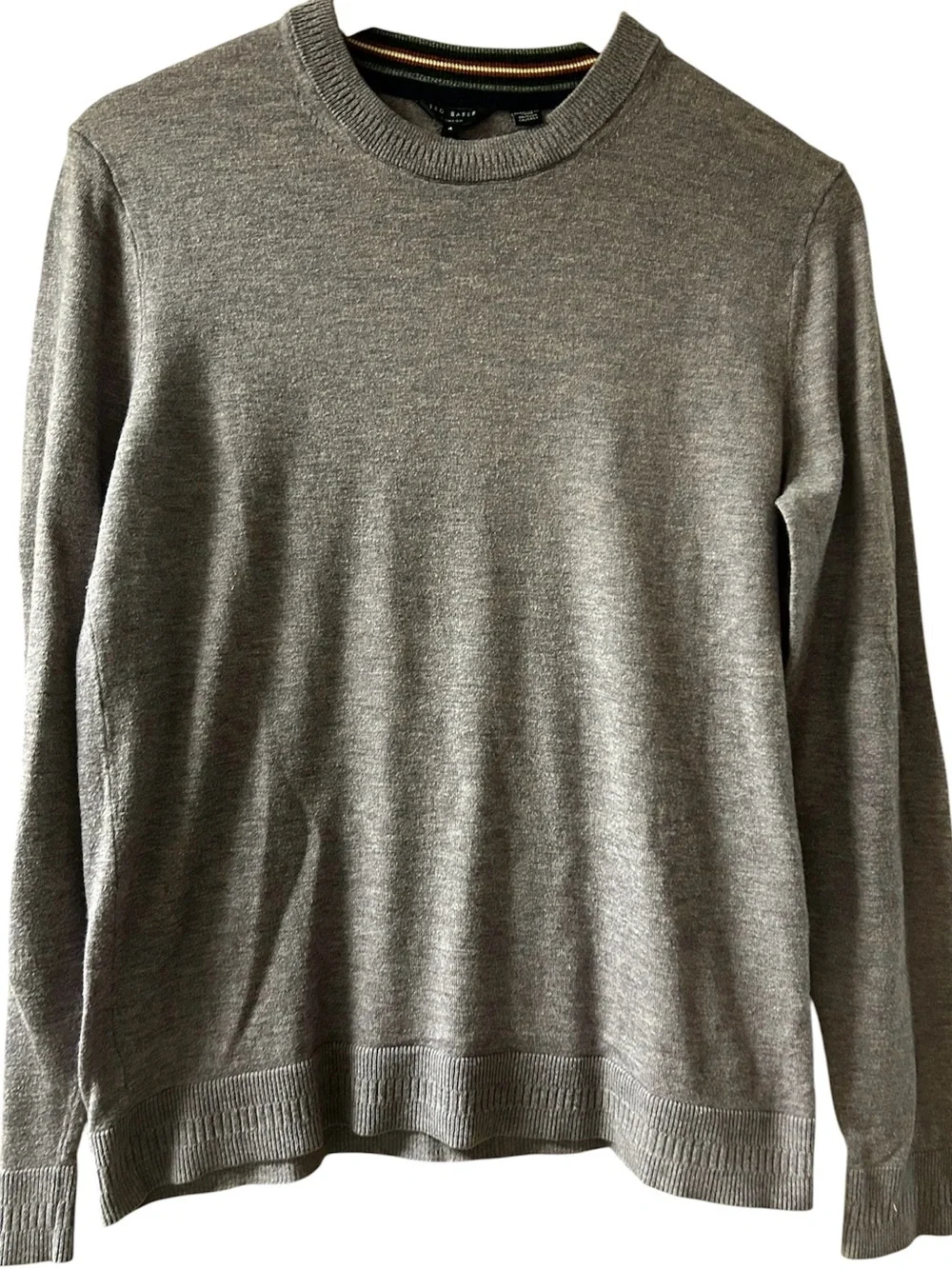 Ted Baker Purple Crewneck Men's Sweater wool cashmere blend